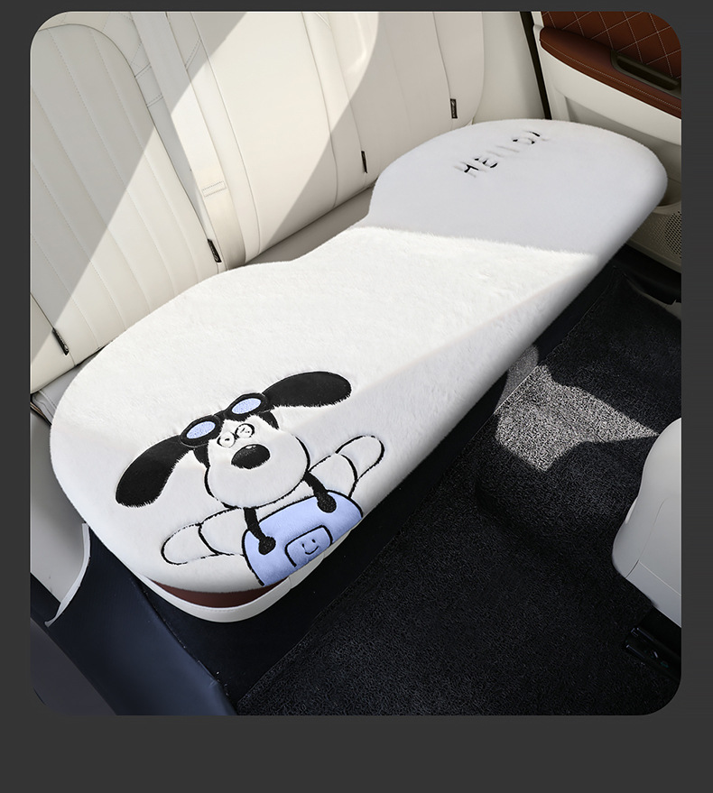 Car Supplies Winter Plush Car Seat Cushion Car Interior Accessories High-End Decoration Cute Cartoon Car Seat Cover