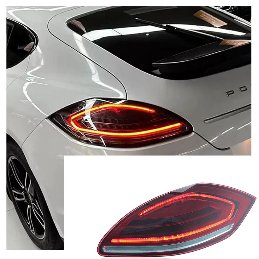 Para el conjunto de luces traseras 10 - 13 Porsche Paramera Panamera modificado luces de dirección LED de flujo