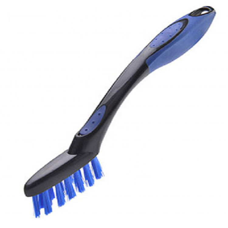 Manufacturer Plastic Long Handle Grout Tile Brush Small Narrow Hard Bristle Brush Cleaning Brush