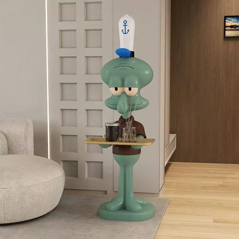 Ростомер по интернет-знаменитости в виде тарелки Squidward, напольная палатка, настенный шкаф, диван, движущаяся декоративная композиция для гостиной
