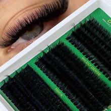 Mix length thick 3D false lashes Apply hot melt eyelashes