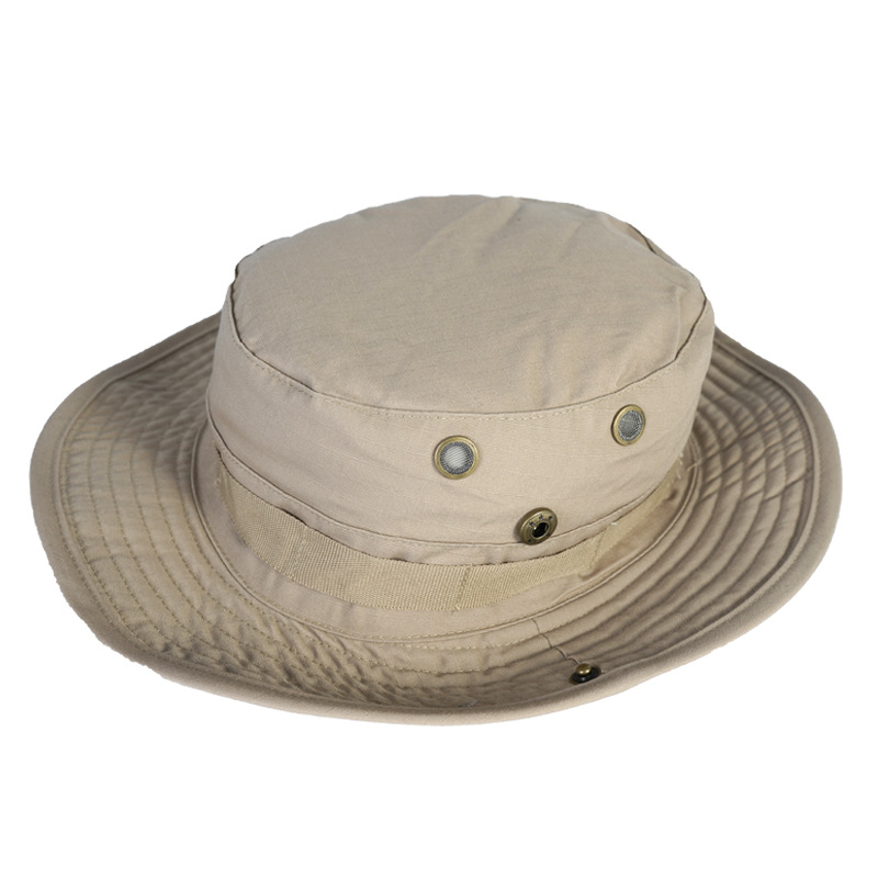 Al Aire Libre ala grande Benni sombrero protección solar pesca pescador sombrero verano camuflaje borde redondo sombrero pescador protección solar sombrero