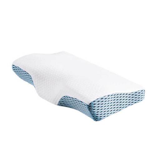 蝶形枕头记忆棉酒店宾馆枕芯记忆枕护颈枕学生蝴蝶颈椎枕pillow夏