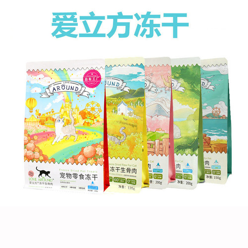 iCube freeze-dried cat food, freeze-dried chicken and duck staple food, quail for cats