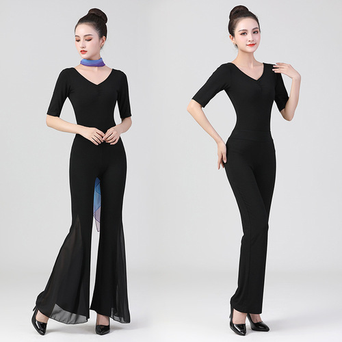 Body Etiquette Training Uniform Elegant Woman's College Set Practice Dress Adult Posture Body Training Noble Lady Dance