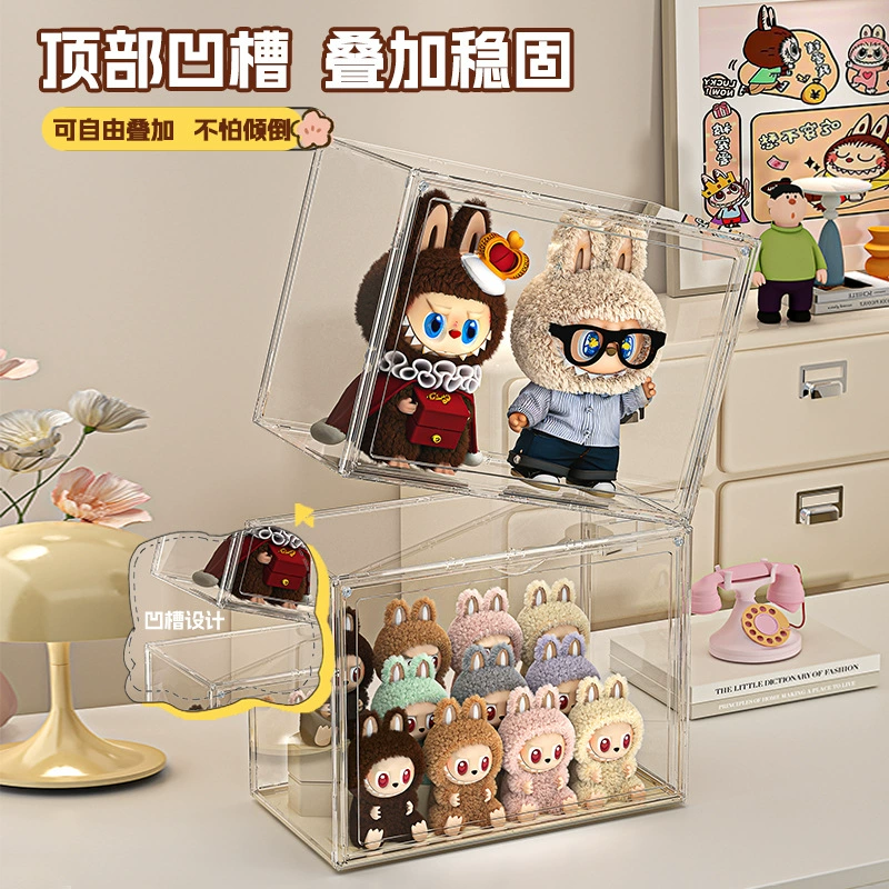 Storage system, stand, box, minifigure, acrylic doll