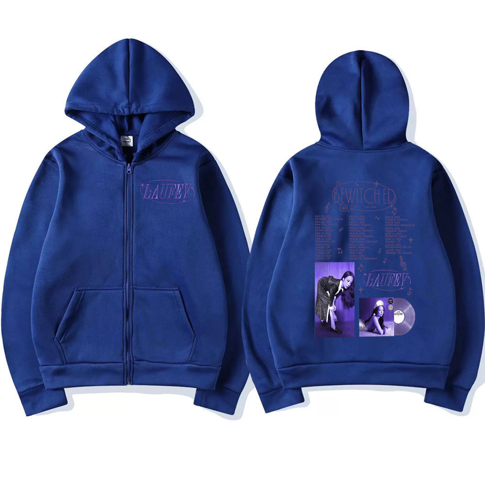 Laufey The Bewitched Tour 2024 Zipper Hoodie Fashion Harajuk