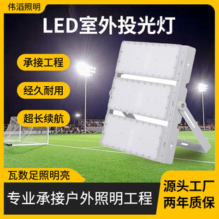 LED floodlight white solar mains light spotlight courtyard site factory workshop LED floodlight