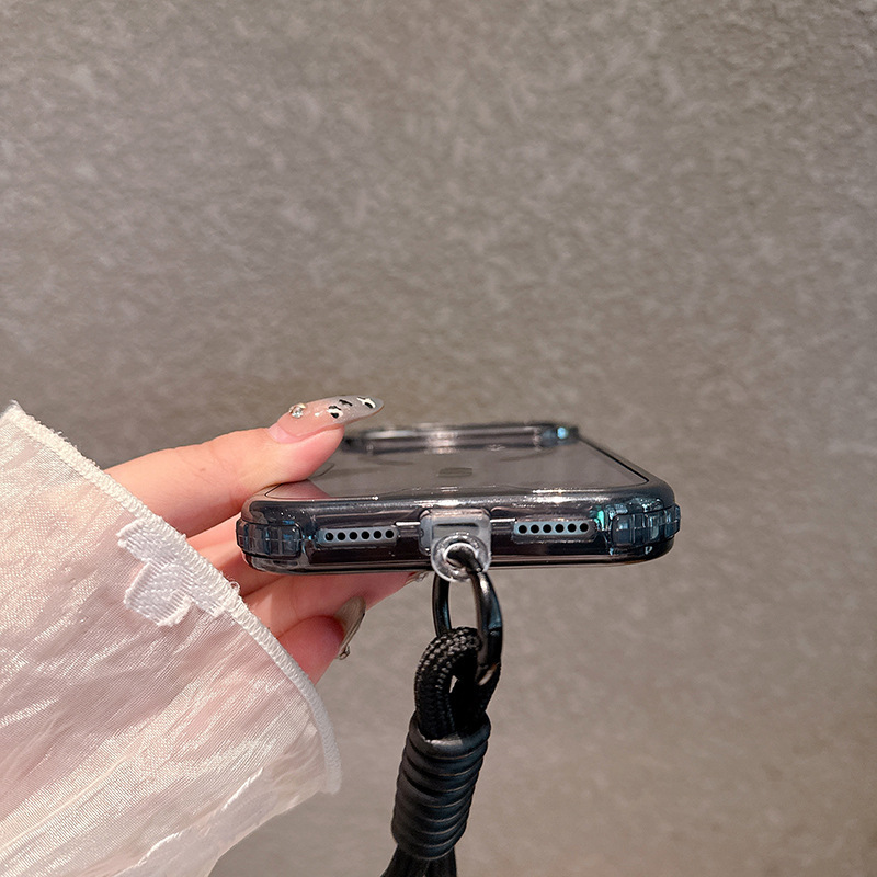跨境热销适用IP17PROMAX磁吸三合一防摔手机壳苹果17手机壳带挂绳|undefined