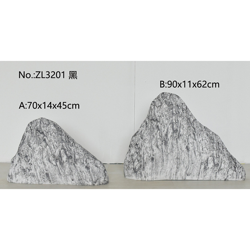Jardín rocalla paisajismo decoración de resina piedra falsa película de filmación espuma micro paisaje piedra de simulación de musgo