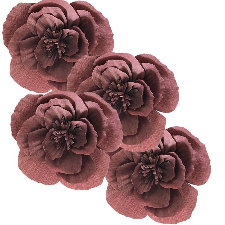 皱纹纸花朵
