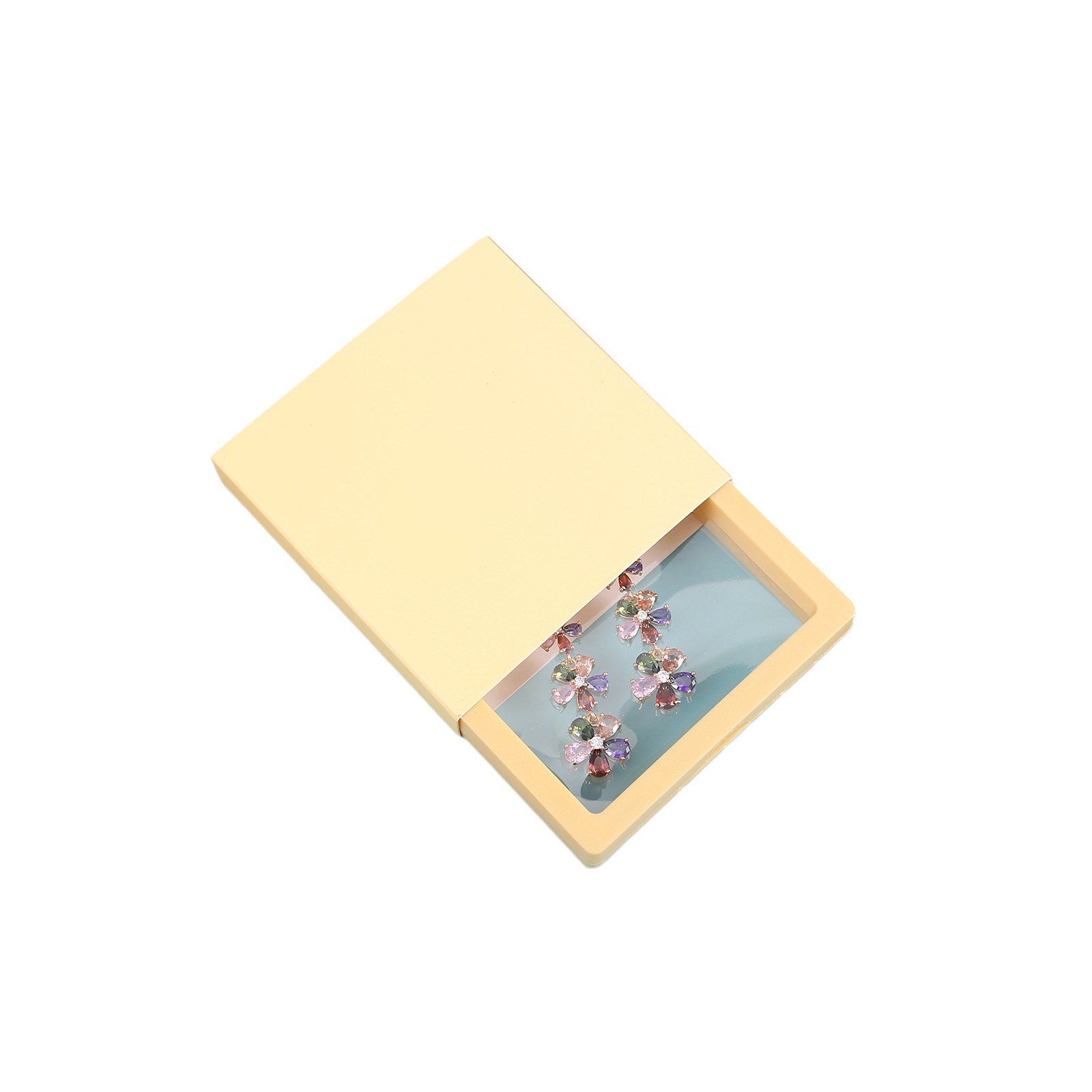 Funda de Cartón para Caja Suspendida, Papel y Cartón, Portátil, para Joyas image 6