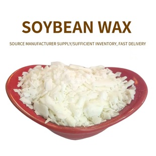 Raw materials for making soy wax aromatherapy candles