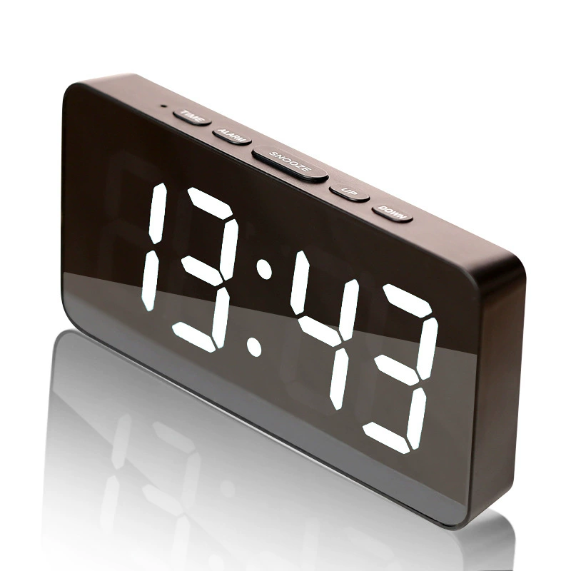The new colorful vibration vibration electronic clock deafness and dumb people shake the alarm clock perpetual calendar, the calendar living room, the large screen of the big screen