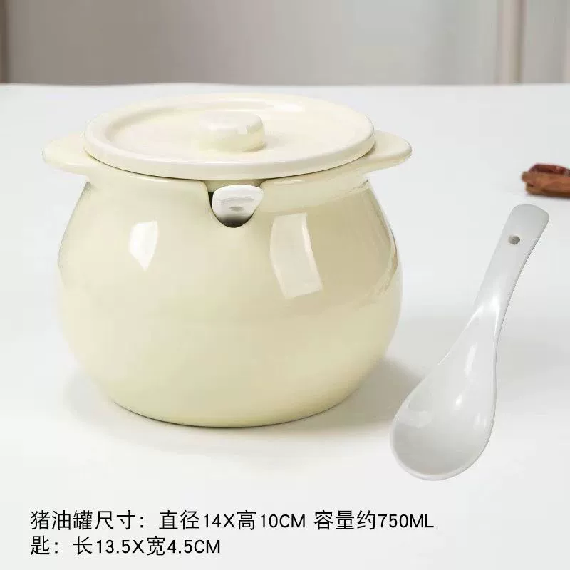 Керамические банки для специй — анкоры для сала и соли с крышкой и ложкой, варианты 300 / 750 / 1400 мл