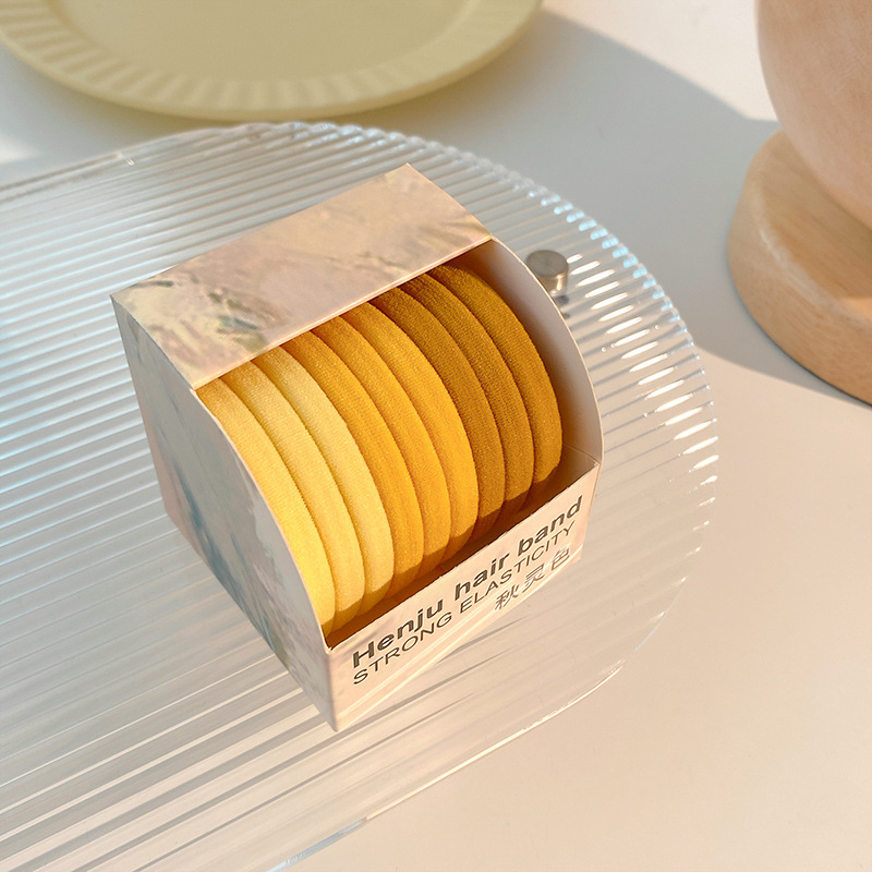 Las muchachas de la banda de goma del lazo del pelo de los niños no hacen daño a la cuerda del pelo banda elástica del pelo del bebé banda de goma colorida de la muchacha de la cuerda