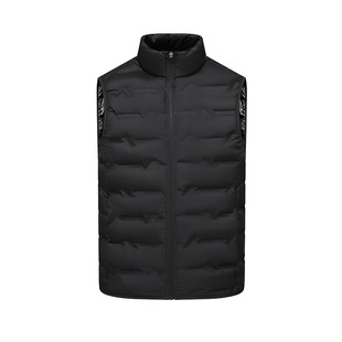 Down Vest Men's Autumn and Winter Graphene Heating Warm Vest Men's and Women's Collar Light Casual Men's Vest