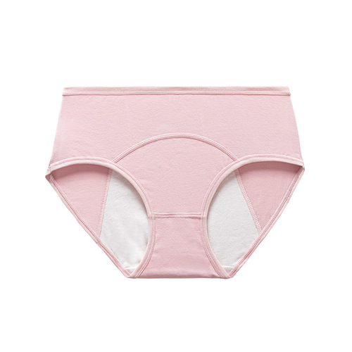Women's Midrise Large Cup Pure Cotton Menstrual Pads with Anti-Leak Comfortable Breathable Triangle Pads for 80-180 lbs