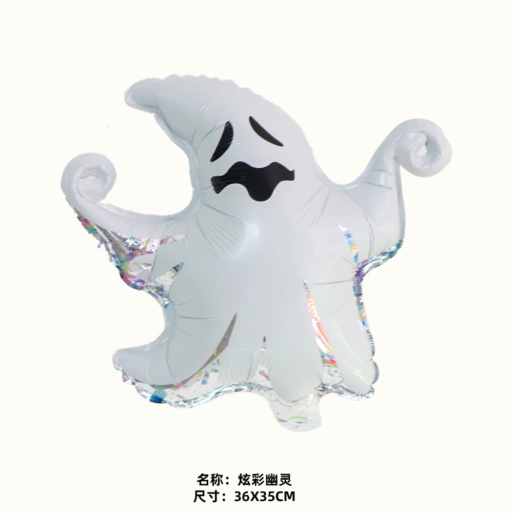 Globo de aluminio de Halloween (fantasma, calavera, calabaza, murciélago) al por mayor