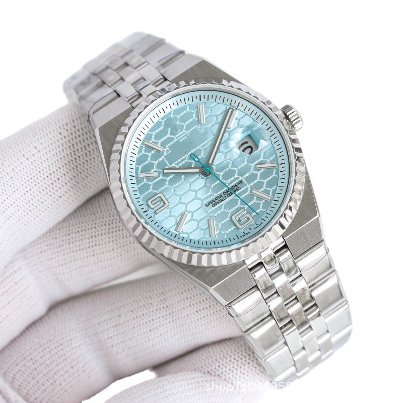 Transfronterizos laojia hombre nuevo tipo de caja de acero de seis tipos 7315 panal log reloj mecánico automático fábrica al por mayor