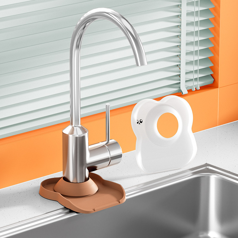 Silicone Faucet Waterproof Cover for Bathroom Faucets, Prevents Splashing, Water Accumulation, and Backflow, Prevents Water Leakage and Dripping