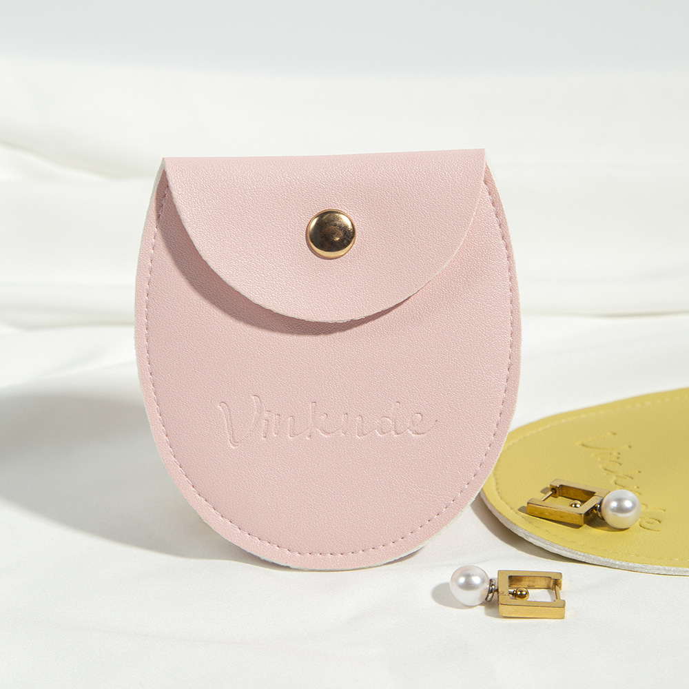 1 Piece Pu Leather Simple Style Daily Solid Color Jewelry Packaging Bags display picture 11