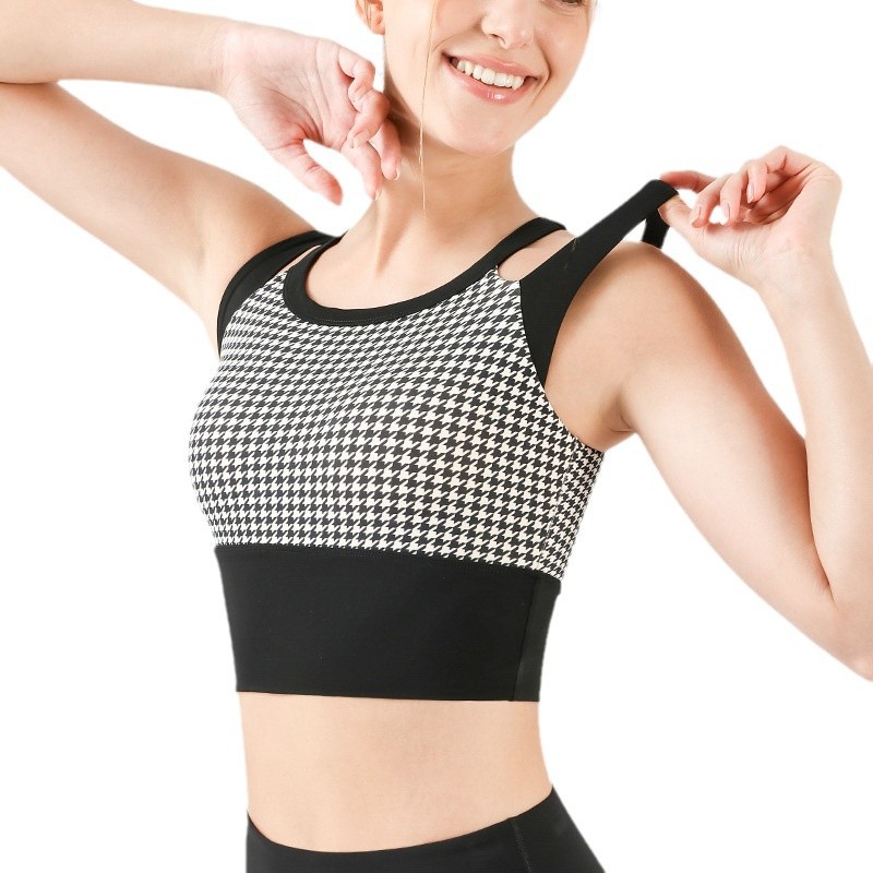 ropa interior deportiva personalizada mujer belleza espalda antichoque running yoga chaleco temperamento entrenamiento pilates sujetador de fitness