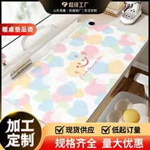 多巴胺彩色暖桌垫女生工位高颜值鼠标垫桌垫办公加热暖手恒温定时