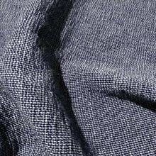 现货L5693 亚麻棉蓝白色织小提花面料 春秋初冬可用 上衣袍子面料