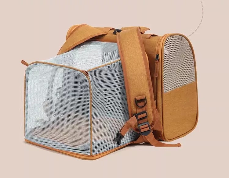 Pet Travel Backpack Carrier For Cats And Dogs Expandable Design_voghion.com