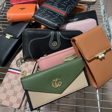 批发摆地摊货源清仓混色钱包女长款礼品大容量多功能随机发钱夹潮