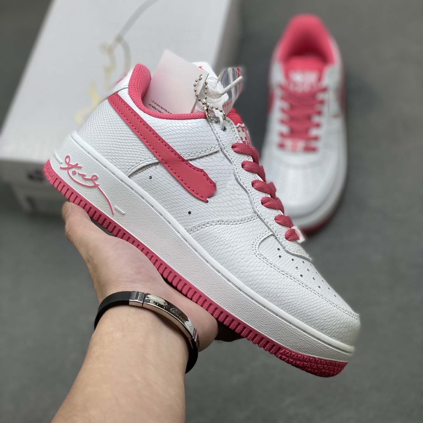 Cross-border AF1 año del caballo de la fuerza aérea zapatos de skate TS muzzle velcro moda zapatos casuales de altura de suela gruesa zapatos de pareja de moda