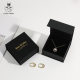 Source manufacturer flip gift box printable logo magnetic jewelry necklace jewelry ring earrings storage box