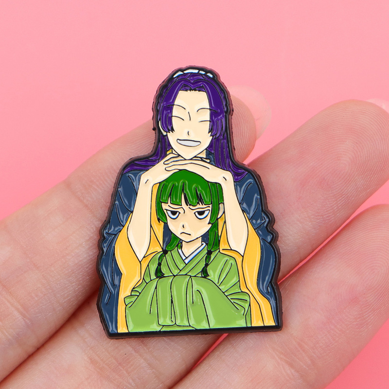 药屋少女的呢喃胸针卡通金属徽章创意动漫饰品勋章服装胸针配饰|undefined