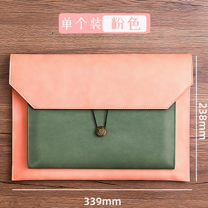 스플라이스 문서 가방 - 핑크