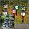 Garden lights solar-powered, LED antique lattice light