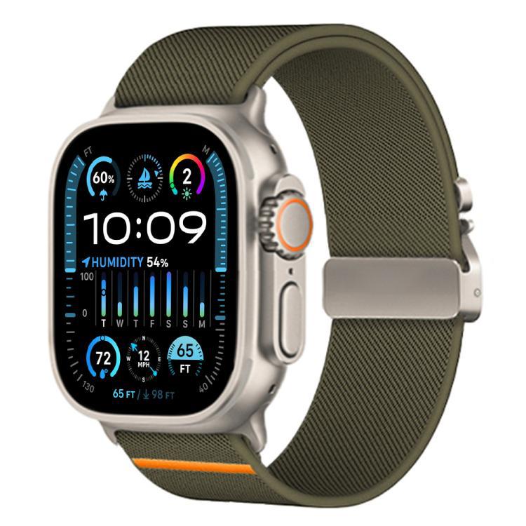 xDfind Stretch Nylon Paracaídas para Apple Watch 42 - 49mm