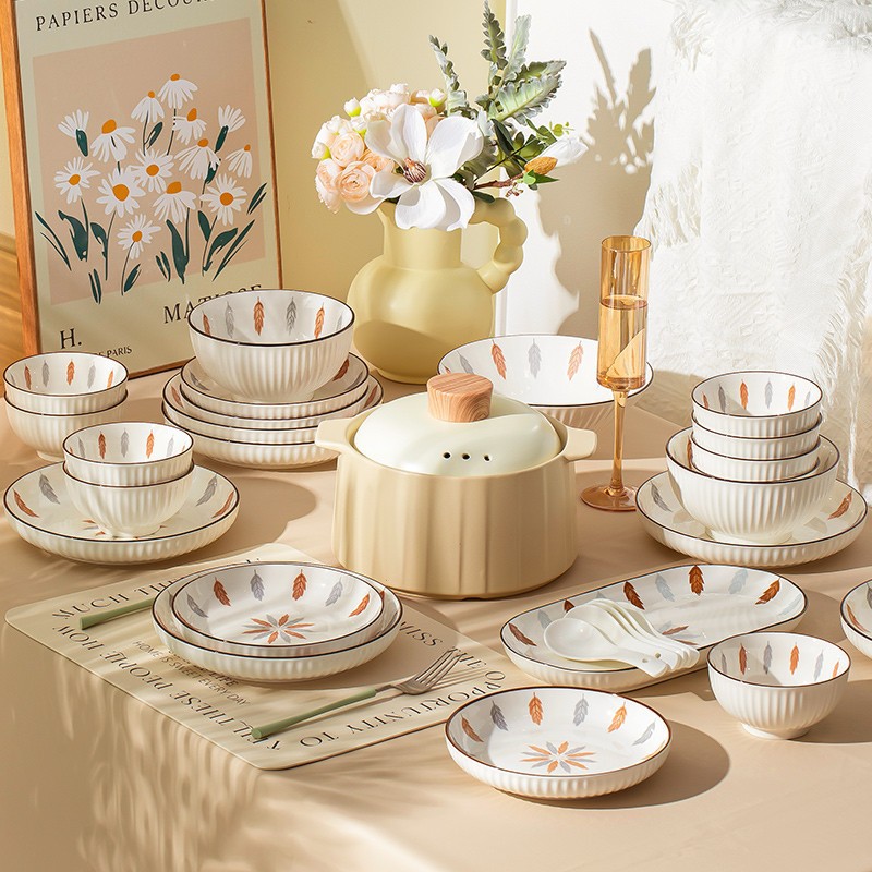Japanese ceramic soup bowl for home use