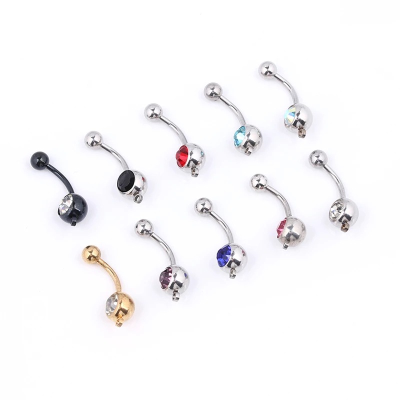Belly button piercing