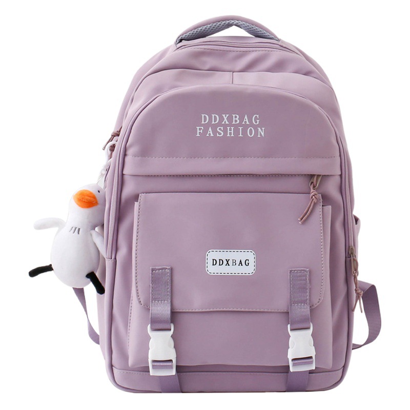 Mochila mujer estudiante de escuela secundaria ligero simple gran capacidad mochila estudiante de escuela secundaria estudiante universitario mochila japonesa ins chica