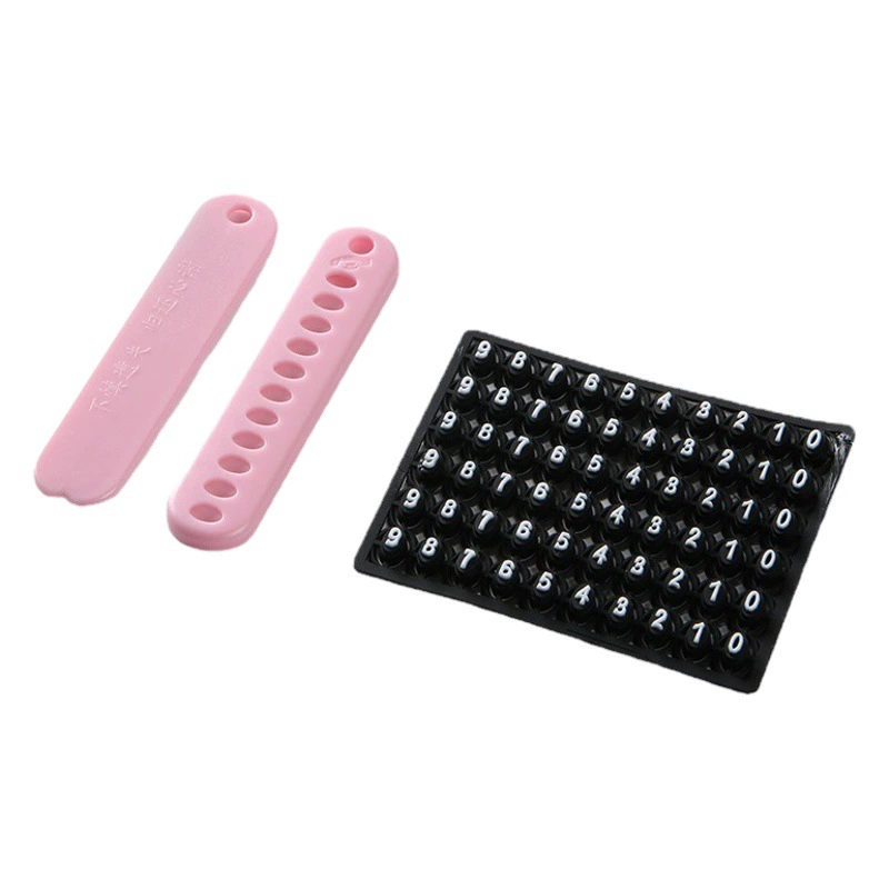 Ключ Анти-потерянная карта анти-потерянный номерной знак DIY цифровой автомобильный ключ пластиковый анти-потерянный брелок для ключей карта Реклама небольшой подарок