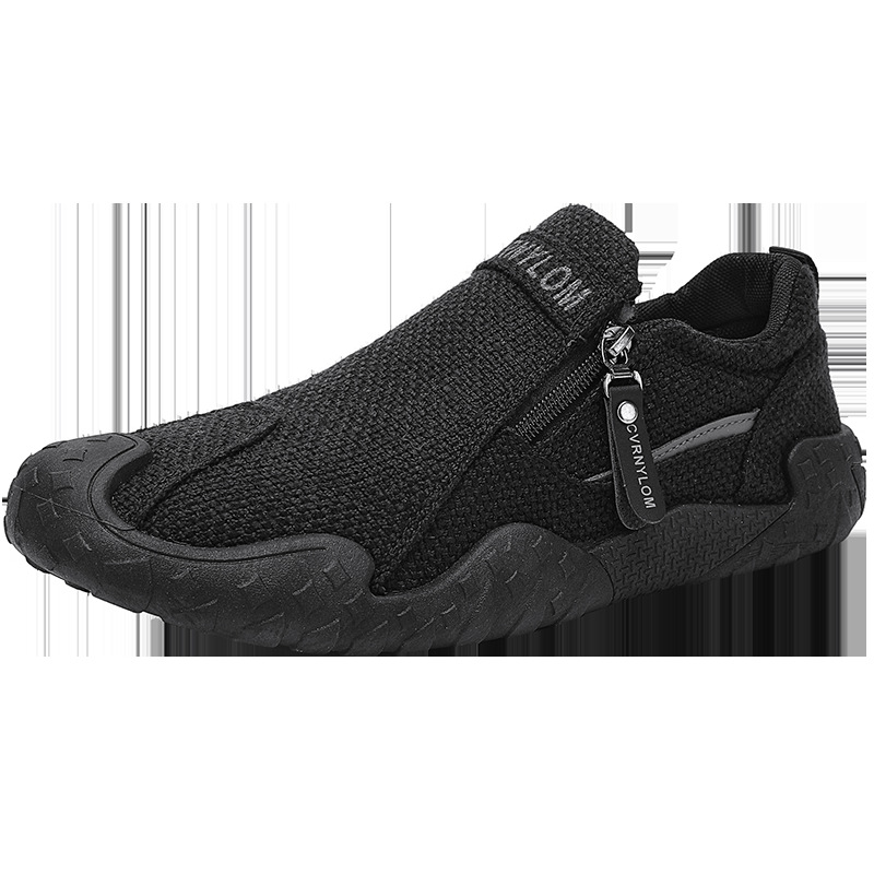 Zapatos de hombre verano 2026 nuevo estilo universal anti-derrapante anti-odor zapatos de lona transpirables zapatos deportivos suaves zapatos casuales ligeros