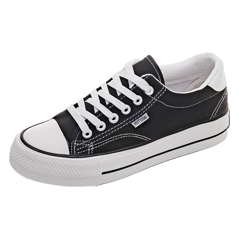 2024 primavera nueva plataforma de aumento de la altura zapatos de lona zapatos de mujer Zapatillas de deporte INS de moda todos los zapatos de skate zapatos de goma para estudiantes