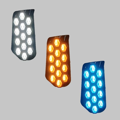 Suitable for 22 Second-Generation Changan Cs55Plus Daytime Running Lights Special Modified Led Daytime Running Decorative Lights (Gündüz işıqları) - starry-sky-version-led-three-color-streamer-daytime-running-lights-price-per-pair