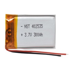402535 3.7V Polymer Lithium Battery 300mAh Bluetooth Beauty Device Child Locator Rechargeable Battery