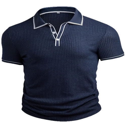 Men's POLO Short Sleeve Shirt Men's Summer Men's Short Sleeve Polo Shirt Men