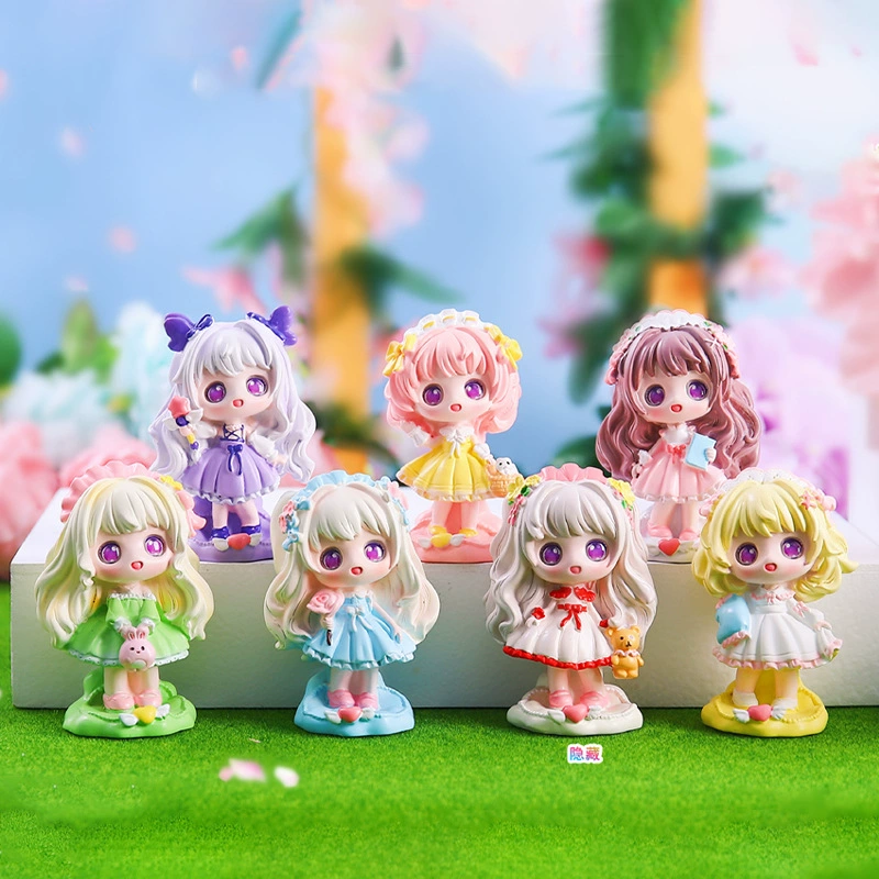 Новый товар милая медведь-братская группа второй бомбы blind box мультяшная девочка стиль фестивальный подарок маленькие украшения одной штуки
