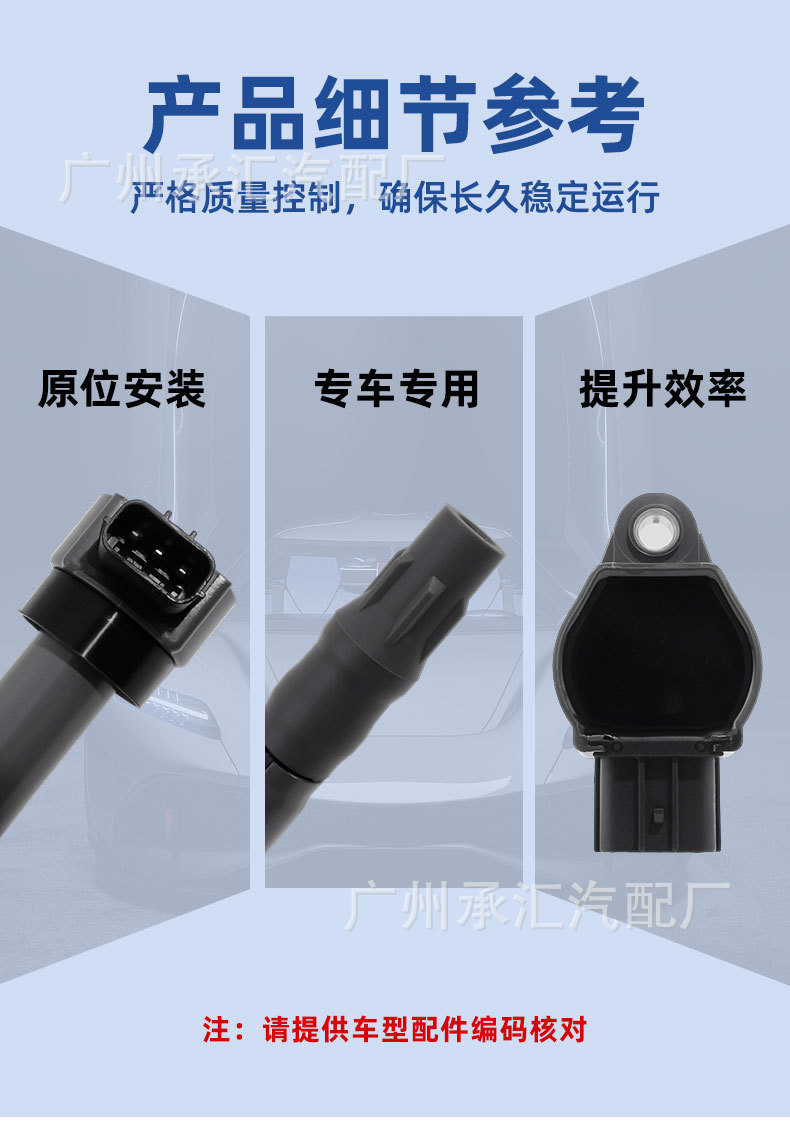Cross-Border Smw250746 Is Suitable for Geely Car Ignition Coil Ec8 Emgrand Byd F6 M6 S6