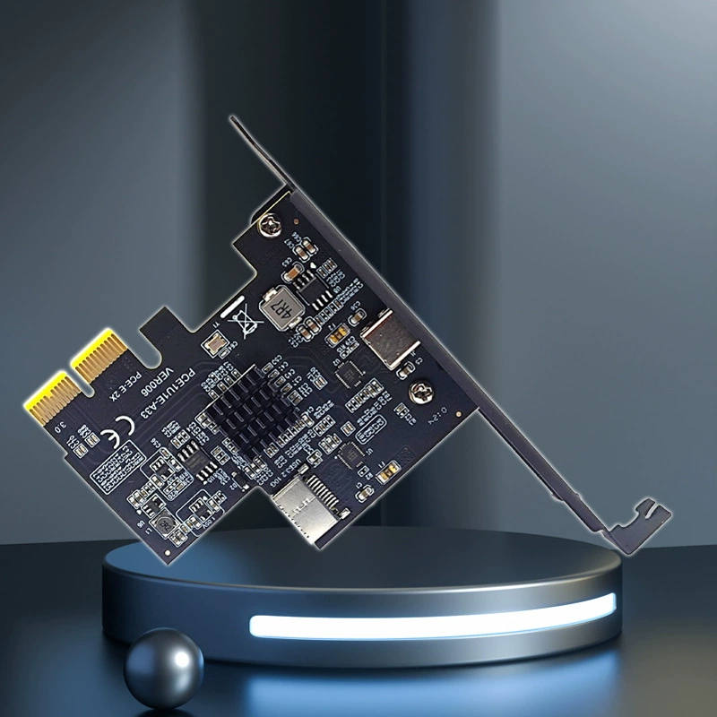 Карта расширения USB3.2 GEN2 TYPE-E A-KEY PCIe X2 на переднюю панель TYPE-C ASMedia ASM3142