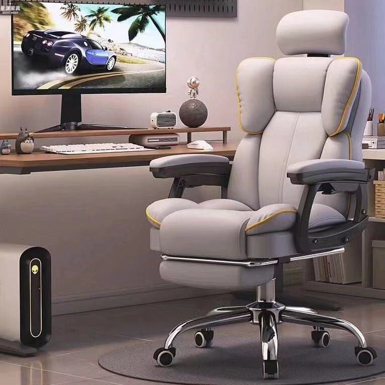 Computer Chair Home Reclining Comfortable Sedentary E-Sports Chair Backrest Sofa Chair Desk Dormitory Live Broadcast Learning Swivel Chair
